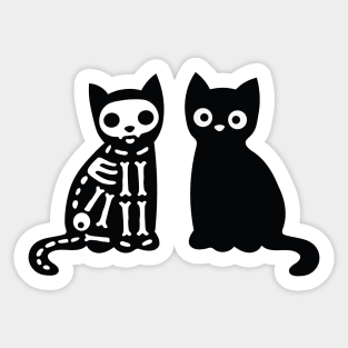 Halloween Black Cats Sticker